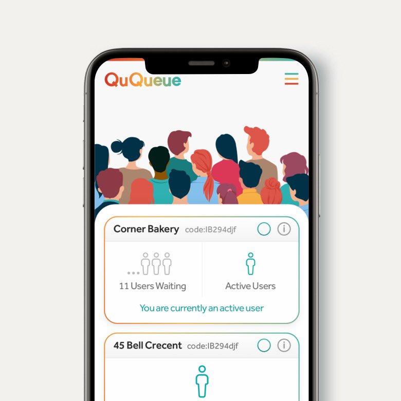 qu_queue's tweet image. Make social distancing easier with our new app!

Free until December 2021. Head to QuQueue.com for more! 

#covid_19 #socialdistancing #lockdown