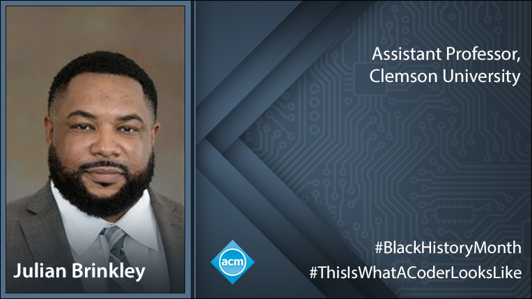 TheOfficialACM's tweet image. "My advice to anyone entering the profession is to literally treat it like a craft; work on your craft consistently and diligently...become so skilled that your talent cannot be denied or ignored." @JulianBrinkley  @DriveLab
bit.ly/3ryNjgH
#BHM #ThisIsWhatACoderLooksLike