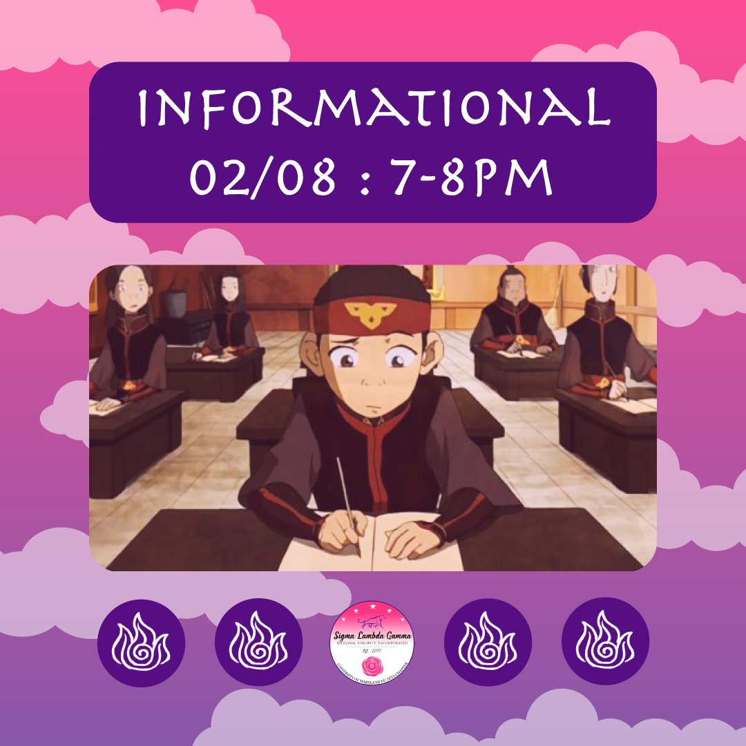 umdslg1990's tweet image. Flameo, hotman! ATLA week begins TONIGHT at 7pm! We will be kicking off the week with a virtual informational🔥

Meet the UMD Gammas and learn more about our organization and its principles :) 

The link to join is in our bio!💫