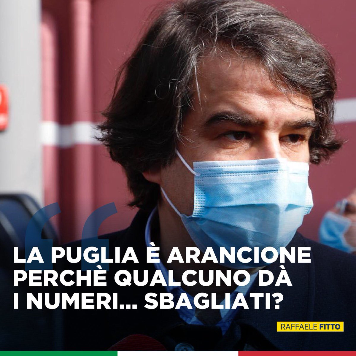 #Puglia non è #GIALLA perché qualcuno ha sbagliato a dare i numeri?
In ballo ci sono #ristoranti che potevano aprire a pranzo, #bar che potevano servire caffè al banco, addetti che potevano tornare al lavoro e non accade perché qualcuno ha sbagliato?
Gravissimo!