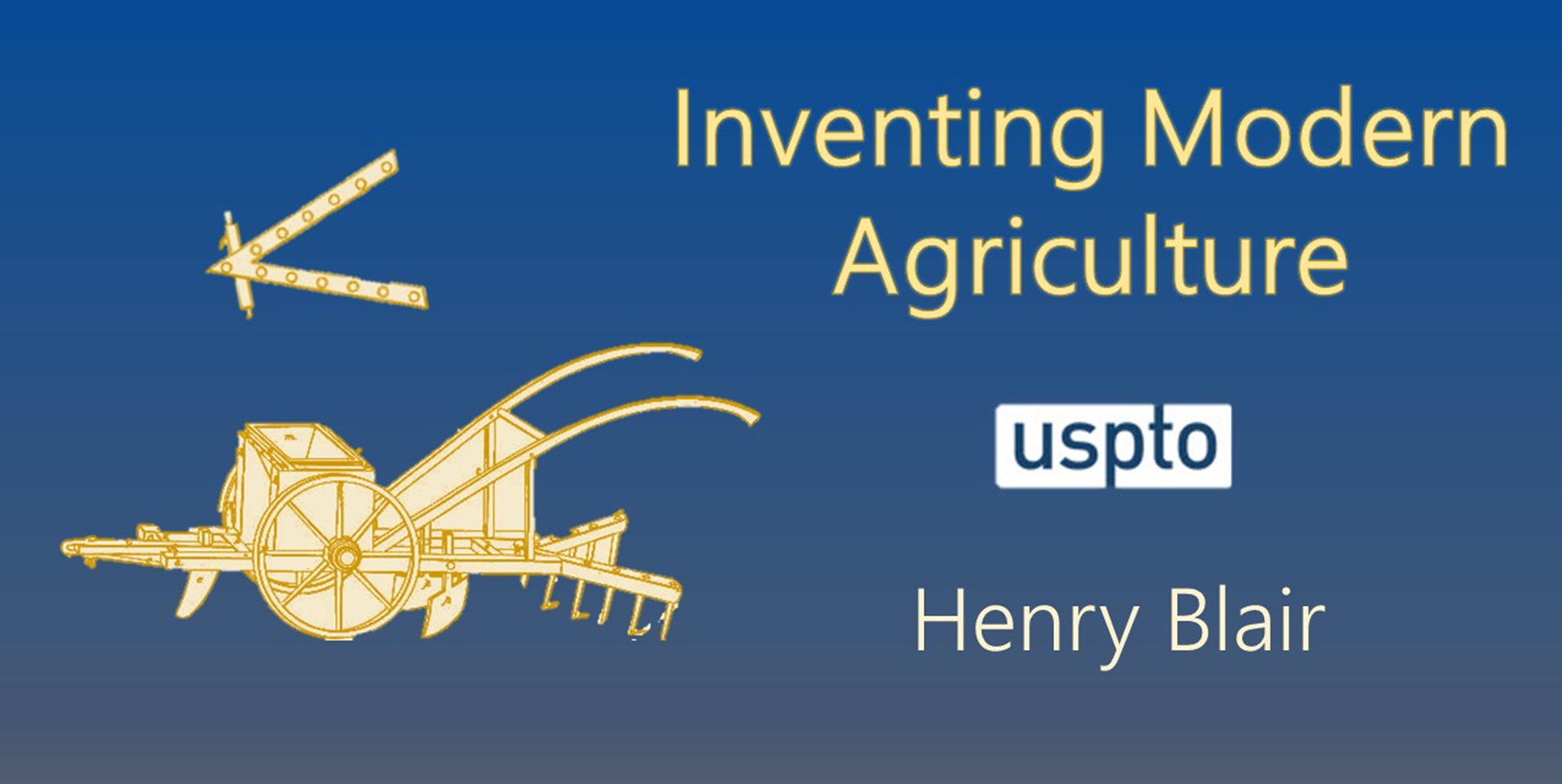 USPTO on Twitter: "Inventor Henry Blair's two patents helped increase agricultural efficiency and output in early America. His first invention was a seed-planter that enabled farmers to plant more corn in a