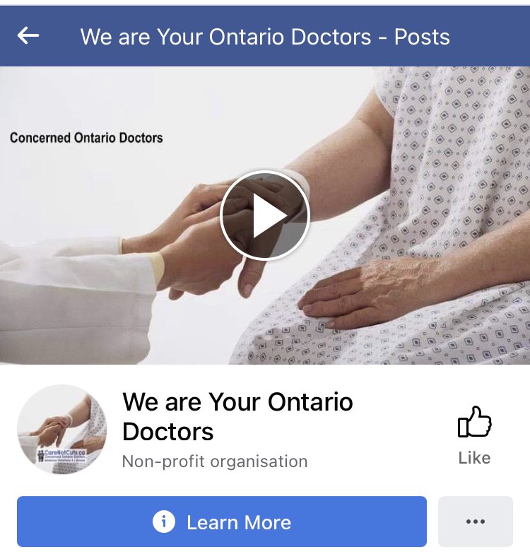 Ontario, be aware of AstroTurf organizations pretending to be grassroots “non profits” that are, in fact, well funded groups seeking to dismantle public healthcare. “Concerned Ontario Doctors” launders disinformation through its organization, posing as patient advocacy.  #ONhealth
