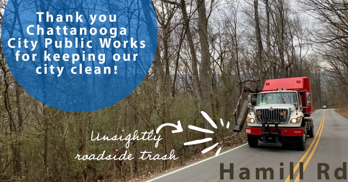 Ken R. Smith (@kenrsmith) on Twitter photo Snagged a pic of our crews hard at work in District 3 (Hamill Rd). Shout out to City of Chattanooga Public Works and all they do for us! Also, to 311 for facilitating so many requests! <a href="/Chattanooga_gov/">City of Chattanooga</a> <a href="/CHAPublicWorks/">CHAPublicWorks</a> Snagged a pic of our crews hard at work in District 3 (Hamill Rd). Shout out to City of Chattanooga Public Works and all they do for us! Also, to 311 for facilitating so many requests! <a href="/Chattanooga_gov/">City of Chattanooga</a> <a href="/CHAPublicWorks/">CHAPublicWorks</a>