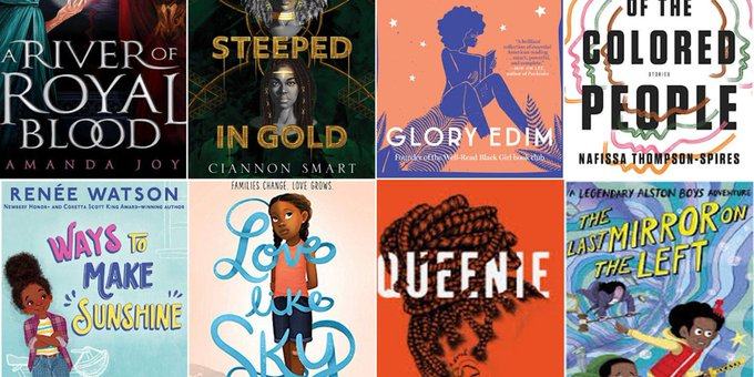 TGCLibrary's tweet photo. Well-curated new reads!
#readingBlack #SanAngelo #Blackwriters #Queenie @amandajoywrites #AlstonBoys @CiannonS #TBR @TisforThompson #readtome #readforyourself https://t.co/Z1PMxxcZRh