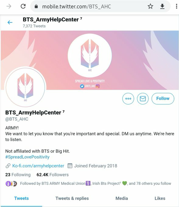Medical Professional? Need support group? -  @armymedunionIn Med School? Need help? -  @ArmyMedStudents Need Mental Health support? Or someone to talk to? They have support in Multiple Language -  @BTS_AHCLawyers or in legal field? -  @BTSARMYBarAssoc  #BTSARMY  @BTS_twt