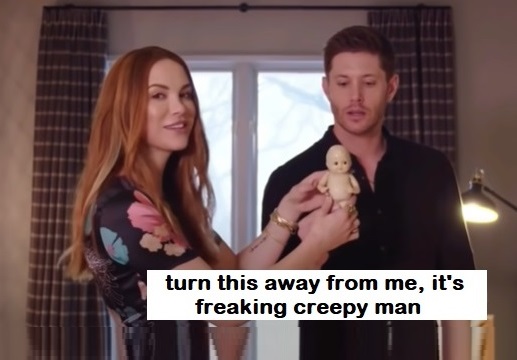 Both Jensen Ackles and Dean Winchester are terrified of vintage dolls. And they are so very entitled because those things are creepy af.