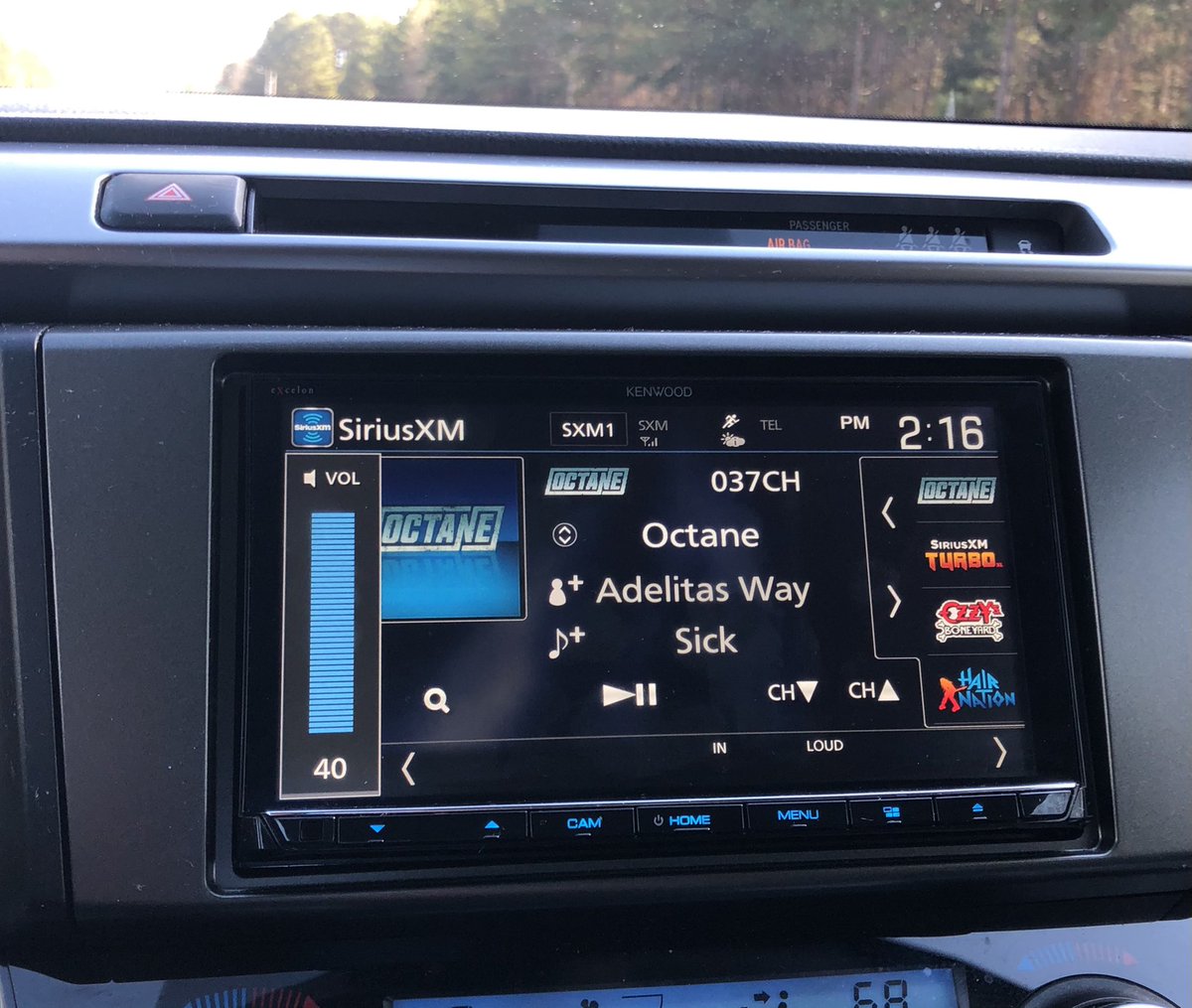 RAO_Sunshine's tweet photo. Yeahhhhh! @SXMOctane Playing some @adelitasway out here on my drive!!!! #TurnedUp #SickLikeMe 🤘🏼🤘🏼 https://t.co/Mu5G2olRqg