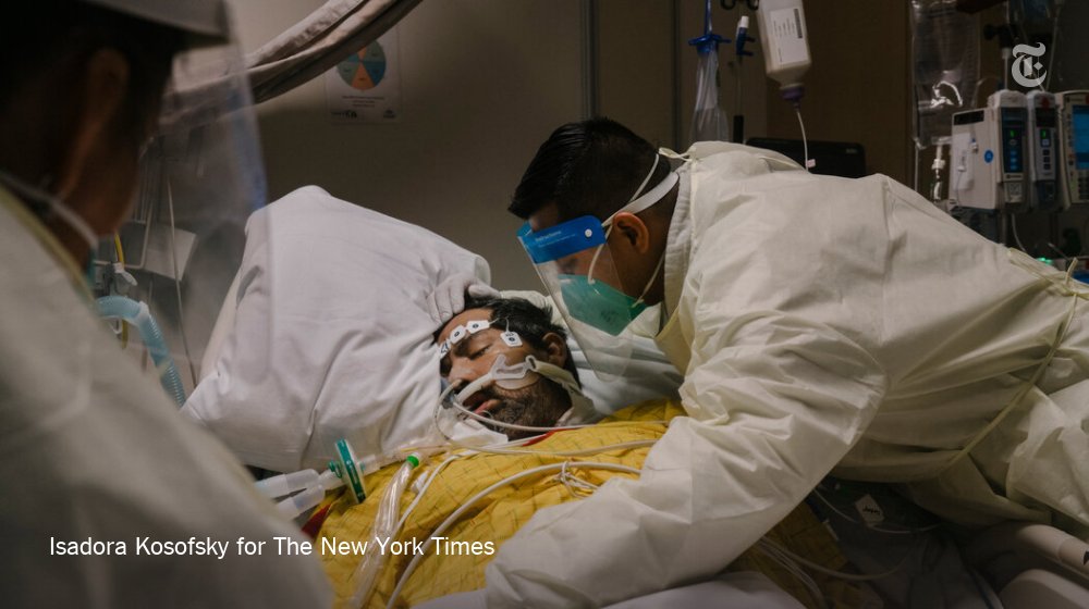 An ICU nurse at the hospital said many patients had a “distrust of the health care system” and came in only when desperately ill. “Everybody’s dying here,” she said. Read the full story on the overwhelmed hospital:  https://nyti.ms/3tBose1 