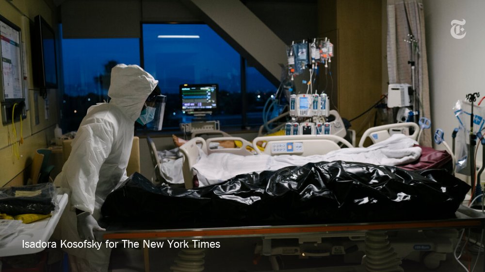 An ICU nurse at the hospital said many patients had a “distrust of the health care system” and came in only when desperately ill. “Everybody’s dying here,” she said. Read the full story on the overwhelmed hospital:  https://nyti.ms/3tBose1 