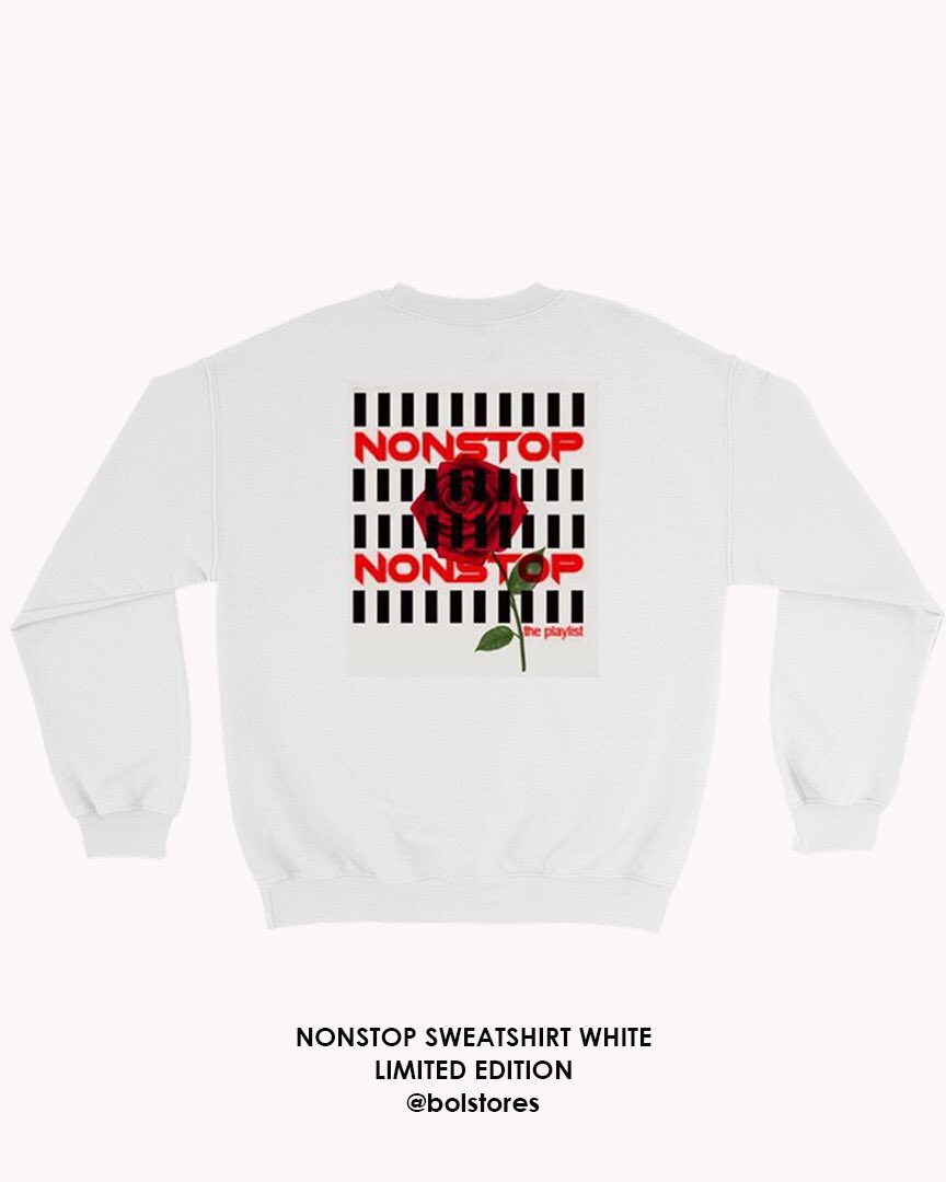 BOLstores's tweet photo. NONSTOP SWEATSHIRT WHITE ™ 
L XL XXL
LIMITED EDITION 
Out now! https://t.co/YupDPHSim1