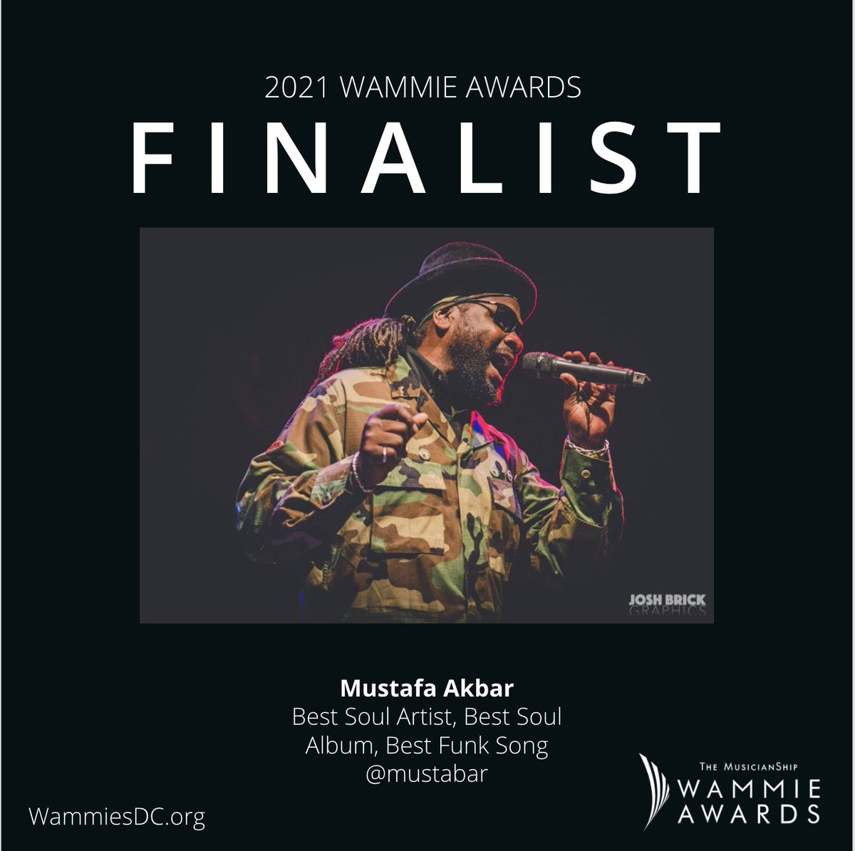 The <a href="/wammiesdc/">The Wammie Awards</a> FINALISTS are here!!!  Congratulations to <a href="/kromanauts/">Kromanauts</a> <a href="/BlackMasalaBand/">Black Masala</a> <a href="/ShamansSound/">Shamans Of Sound</a> <a href="/Mustabar/">Mustafa Akbar</a> <a href="/FortKnoxFive/">FORT KNOX FIVE</a> <a href="/FortKnoxRecs/">Fort Knox Recordings</a> for making it to the FINALS.  Virtual Wammies Awards will be March 28th:  wammiesdc.org