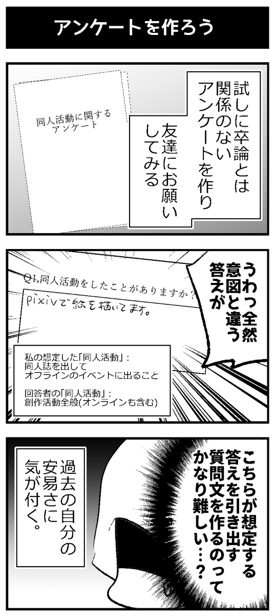 実録卒論にもだえていた時の話② 