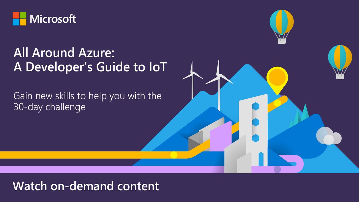 MSIoTDevs's tweet image. This #AllAroundAzure on-demand content will help you get ready for the #30DaysToLearnIt challenge. Explore these #IoTDevs videos, engage with @MicrosoftLearn content, and take the next step toward expanding your technical skills. msft.it/6016pFud8 #MSIoT