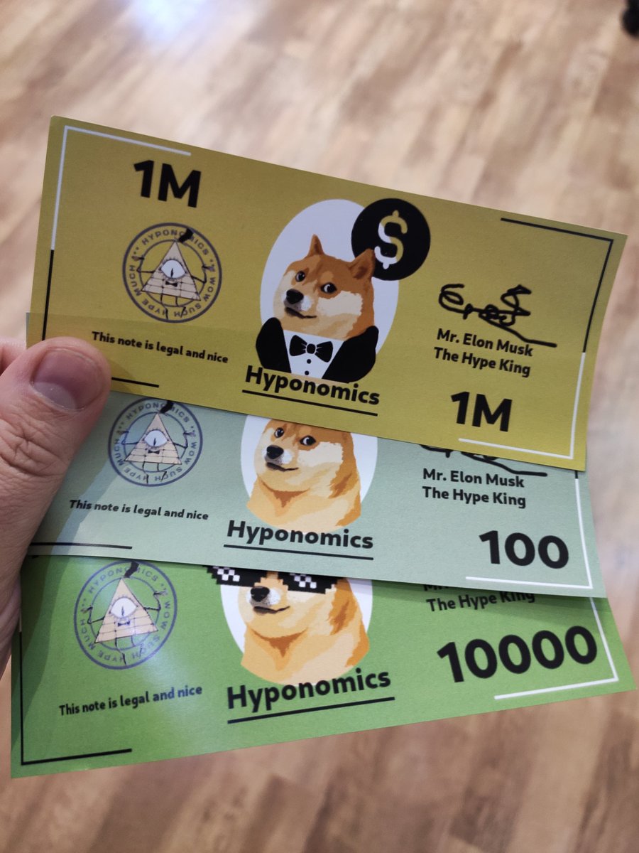 A year ago I printed money for my board game. It turns out I predicted this)) <a href="/elonmusk/">Elon Musk</a> #dogecoin #tesla #Bitcoin