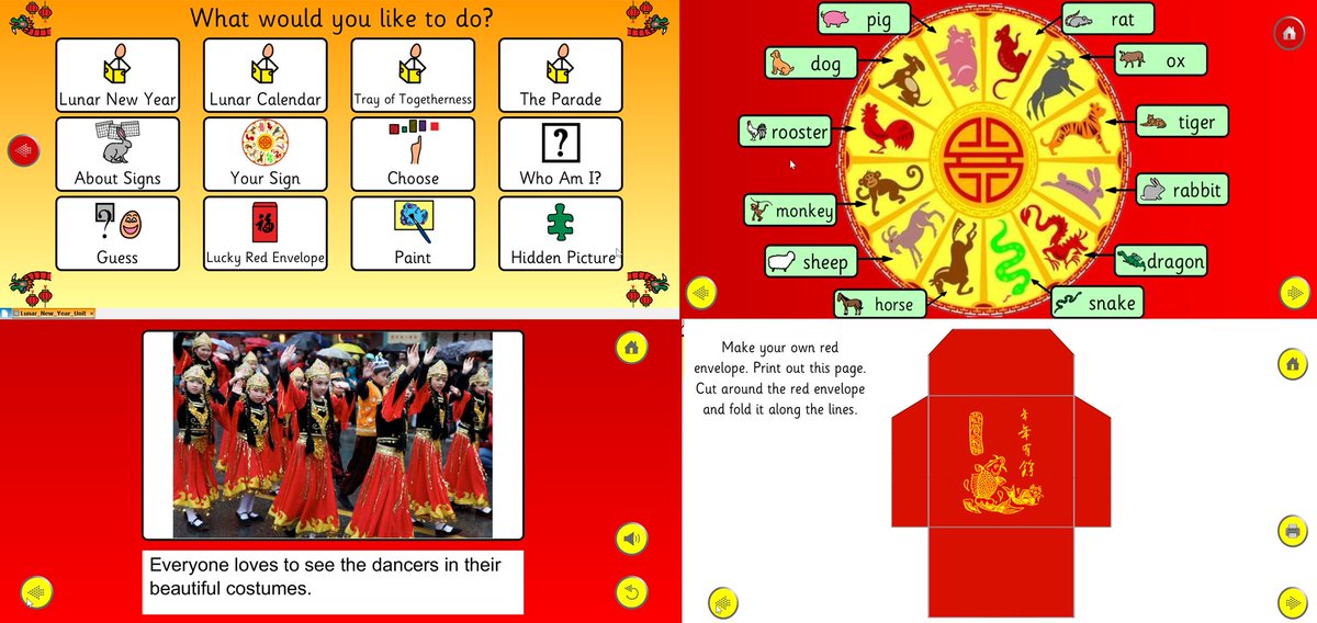 set_bc's tweet photo. It's almost #LunarNewYear!  In this ClickerSet from #resourceSET, kids will learn about the traditions, read a story of the animal zodiac, make a red envelope, paint, &amp; more. https://t.co/hYBLZ9zUjT   #accessible #bced #InclusiveEd #FreeResource #classroom #Clicker8 @Cricksoft https://t.co/XrKBCulqqs