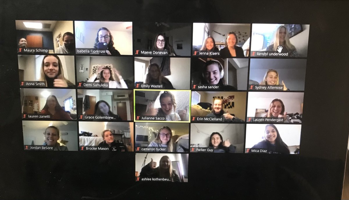 Just wrapped up an awesome session with <a href="/SLUFieldHockey/">SLU Field Hockey</a> where we covered individual goal setting! Such a great group to work with and we are so excited for their season opener next week! #Billikens