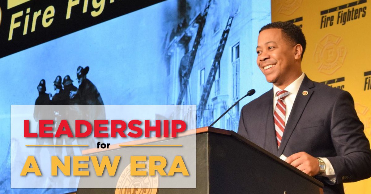 IAFF311's tweet photo. We look forward to the day soon when we can call our local President and our State President our General President! Our IAFF needs fresh leadership and a fresh start. Vote for Mahlon Mitchell for IAFF General President. #freshstartIAFF @MahlonMitchell https://t.co/8lYMMKjxjm