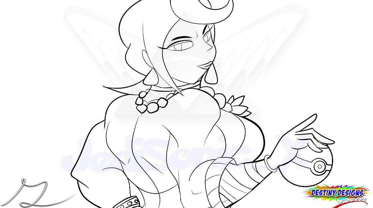 DestinyDesignsX's tweet photo. Here's the linrart of Aloha Grand Trail Kahana Olivia from #pokemonmoon!!!

#destinydesigns #jedisonicx #destinydesignsartworks #musclegirlart #fanart #Pokemon25 https://t.co/KSp144R2my