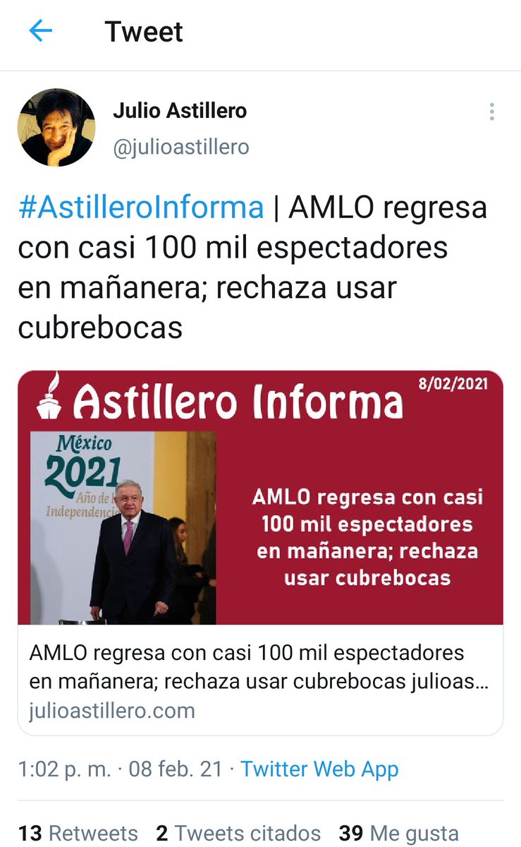 JG181407's tweet photo. Huyyyyy, el @julioastillero  feliz porque el empleado del cartel de Sinaloa @lopezobrador_  tuvo según el 100,000 espectadores... Mira inútil, en mucho menos de 48 hrs  vieron mi hilo más de 196,000 personas, el hilo dónde tú presidentito no ha producido un solo $1.00 en su vida. https://t.co/OUeNmGTL2e