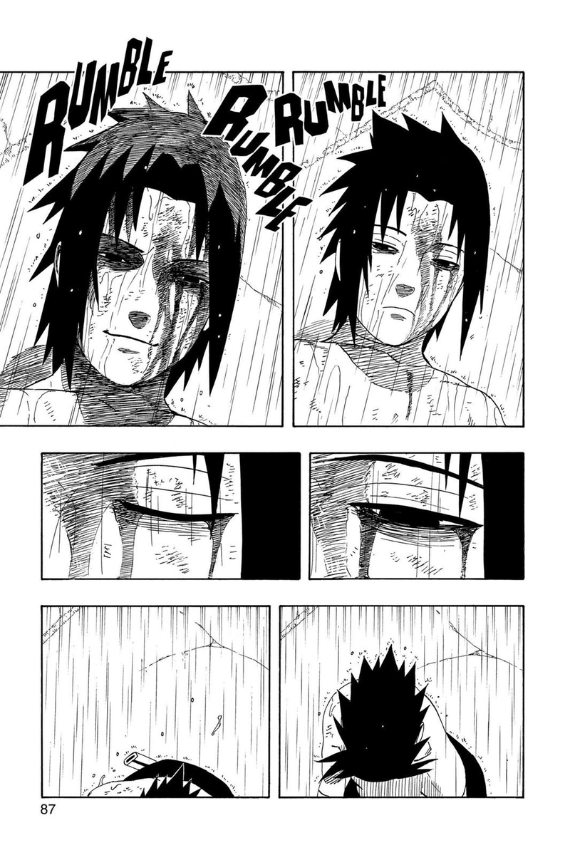 As implied before, Itachi was the symbol of everything wrong in Sasuke’s world. So if Itachi could be killed, Sasuke could finally live a great life and indulge in happiness. That all changes when he learns the truth. Itachi’s death was only the beginning of his true pain.