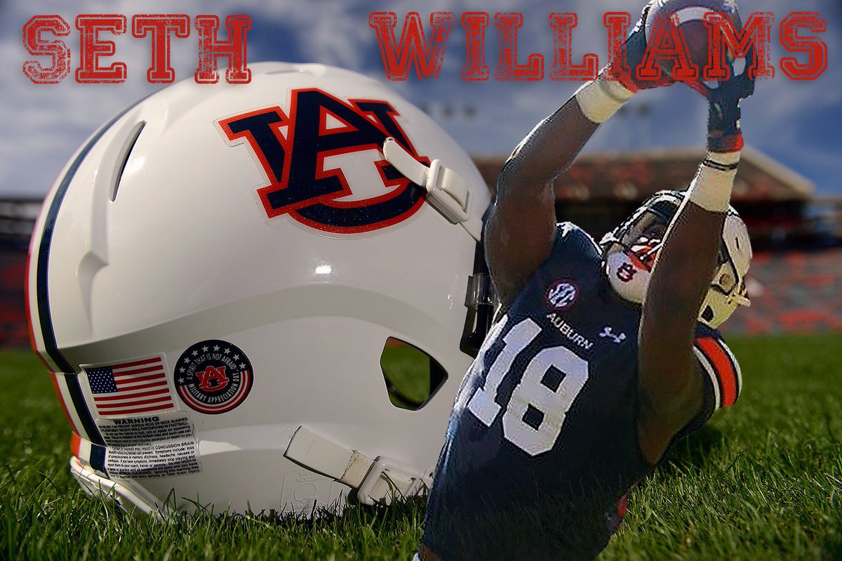Seth Williams College -AuburnPosition- Wide Receiver Height- 6’3 Weight- 211 Class- Junior