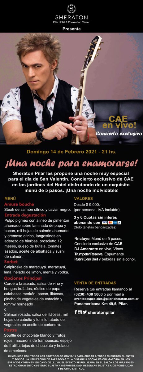 Domingo 14 de Febrero - Día de los enamorados! No te quedes sin entradas!!! #diadelosenamorados #enamorados #sanvalentin <a href="/CaeRocklover/">CAE</a>