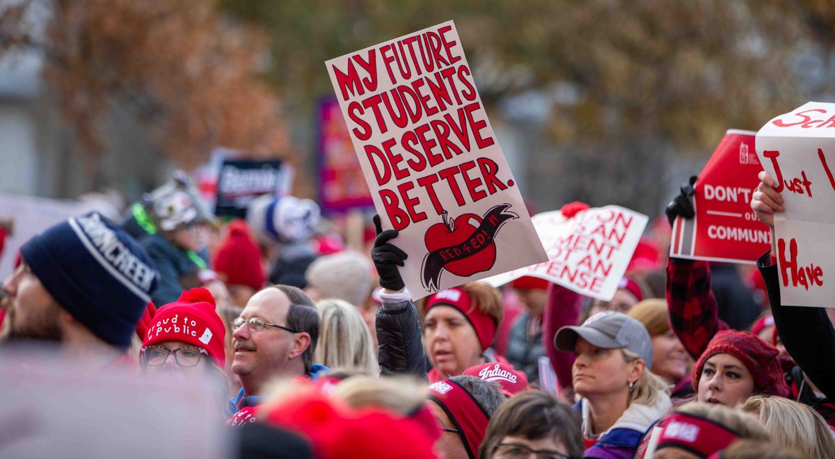 ISTAmembers's tweet photo. Find calls to action and resources to be a #RedForEd advocate at https://t.co/viaP7cXPvJ. Join us as we fight for our state's public schools, students and educators. https://t.co/mFFQ9MaNYu