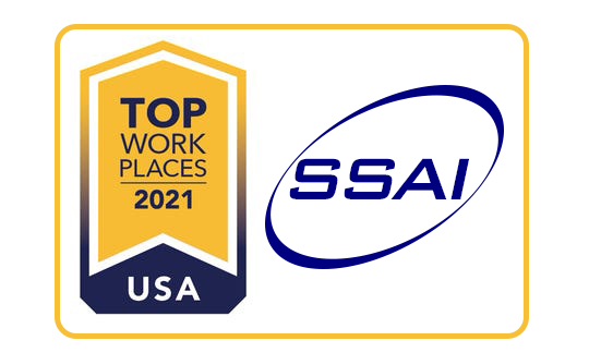 Very proud of our SSAI family and getting to see SSAI listed among the Top Workplaces in the USA for 2021! 
topworkplaces.com/award/top-work…