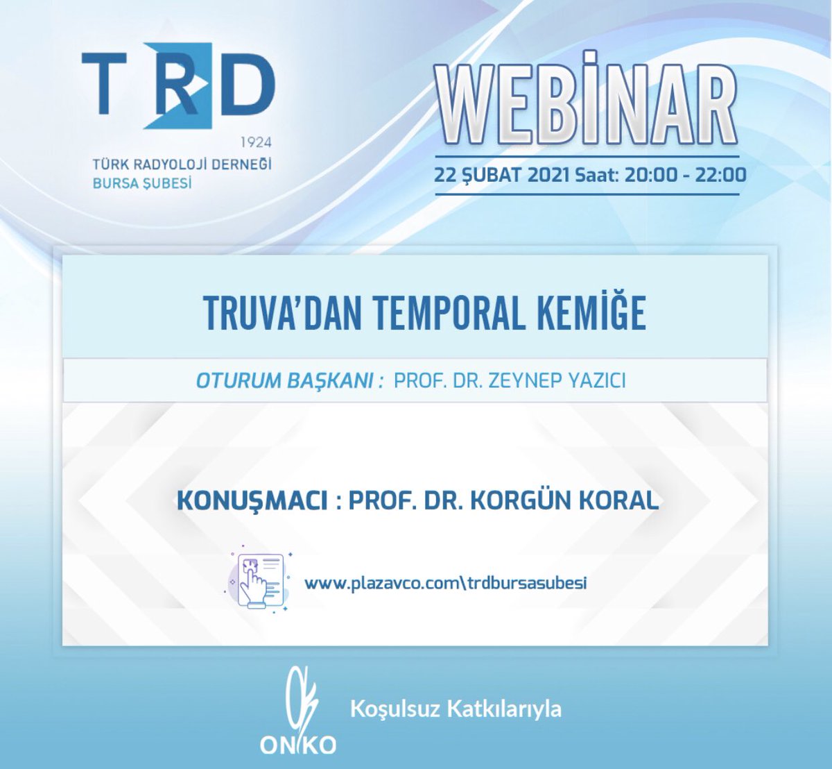 #TRD #temporalbone #webinar #22february2021 #TurkishSocietyofRadiology #TSR @KoralKorgun