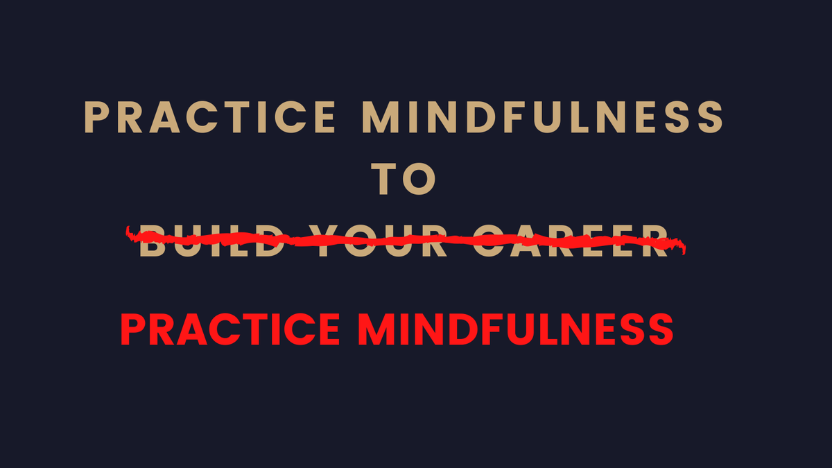 You are not worthy of a calm mind because it makes you more productive or makes your company more money... 

...you're worthy full stop.