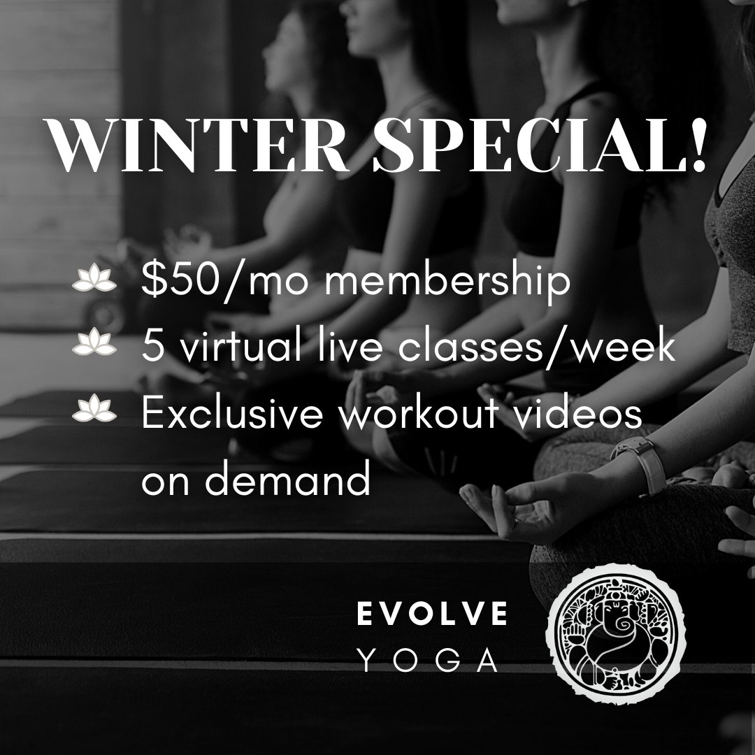 EvolveyogaFit's tweet photo. There's still time to take advantage of our Winter Membership Special! See you on the mat ✨🙏🏽

#EvolveYogaChallenge⁠ #FebruaryFit #YogaFitChallenge #evolveyogafit #evolveyoga #evolve #encinitasyoga #yoga #sandiegoyoga #yogastudio #encinitas #encinitasfitness https://t.co/pSZIVSdWqC