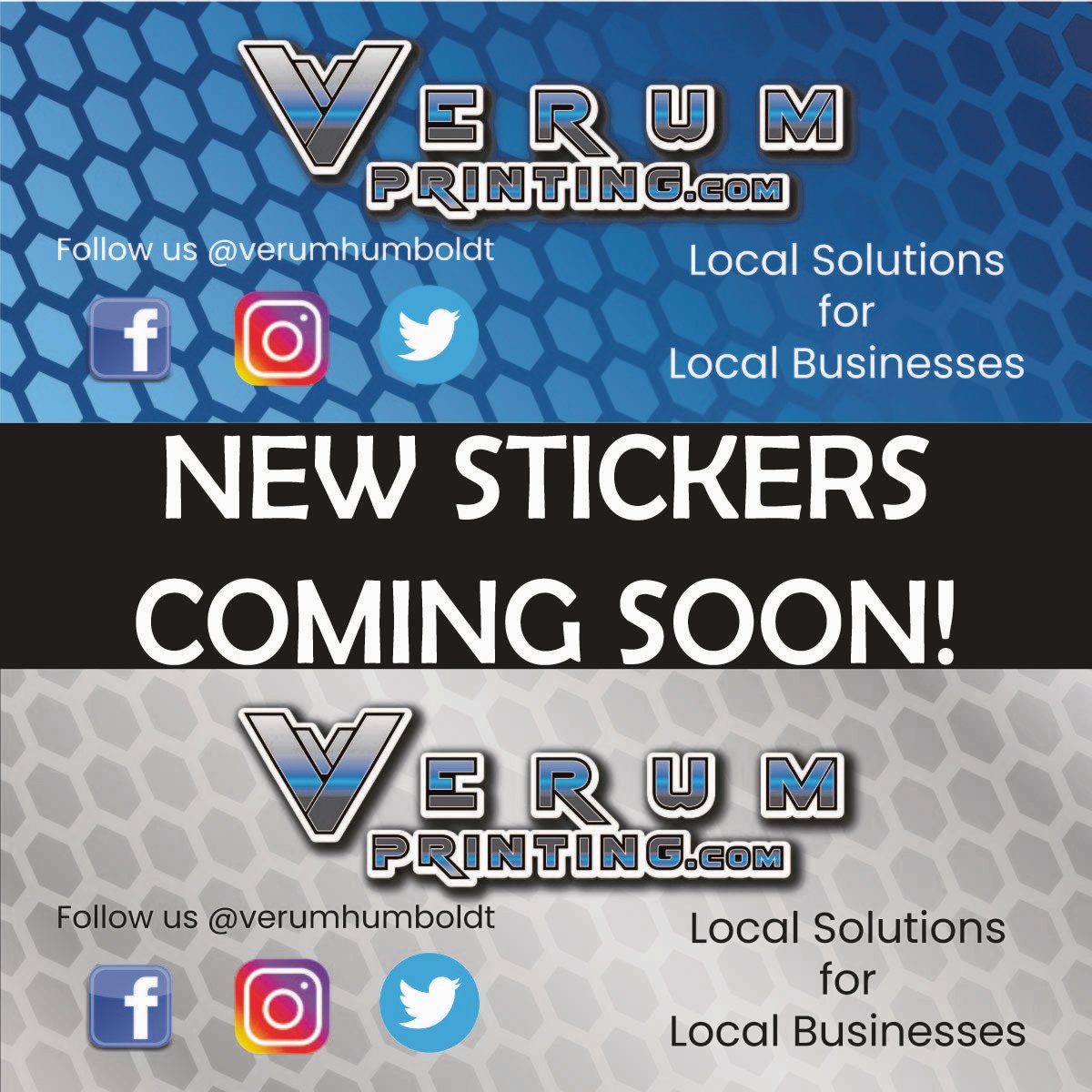 We have been hard at work making some new Verum swag. These will be laminated in our 3 different options. I cant wait to get these printed. #verum #verumprinting #laminatedstickers #stickerprinter #printing #localbusiness #locallyowned #localowners #shoplocal #monday #manicmonday