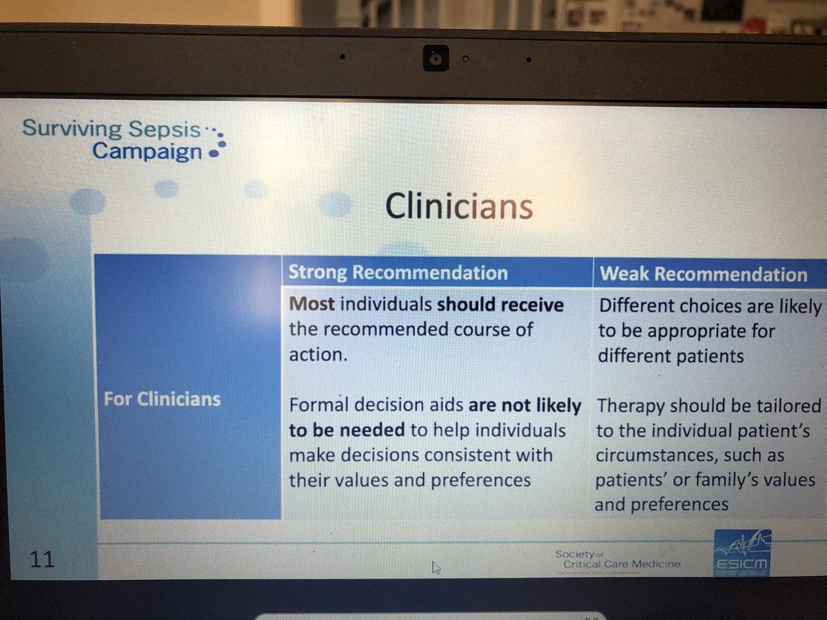 What the Recommendations mean.  #CCC50