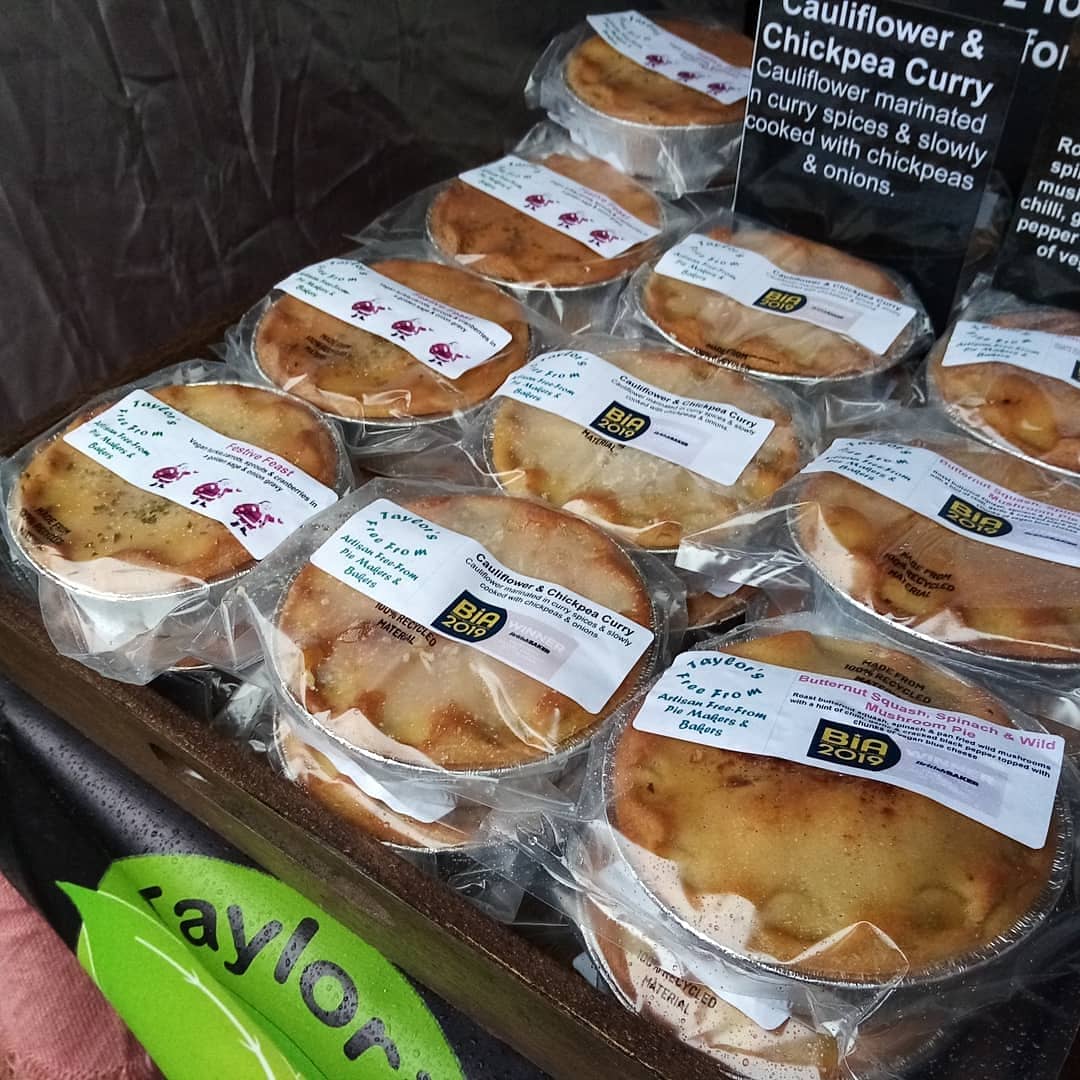 We're doing free delivery to #Middlewich, #Northwich &amp; #Winsford. order #vegan and #glutenfree pies, Scotch Eggzs
All orders must be placed by 12 noon on Thursday 11th Feb for delivery on SAT 13th between 9am &amp; 2pm. min order of 6 Products or a mixed box taylorsfreefrom.square.site