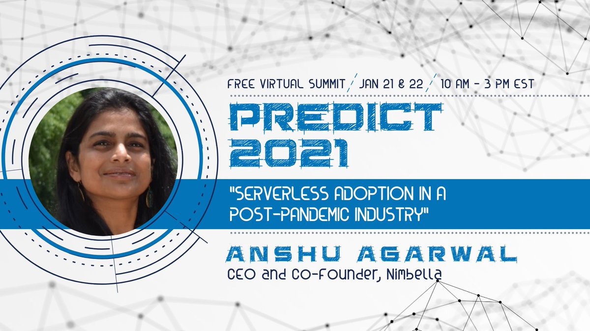 nimbella's tweet image. Missed the recent #Predict2021 session with Nimbella’s @anshuagarwal101 on the best practices for integrating #serverless into the infrastructure, & how to analyze the efficacy of transitioning to a serverless platform to maximize ROI? Watch it on-demand: bit.ly/39FHeci