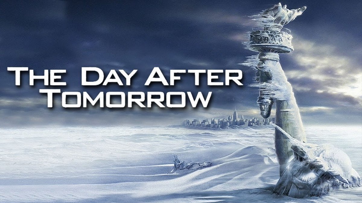 The day before tomorrow. Послезавтра the Day after tomorrow 2004 Постер.