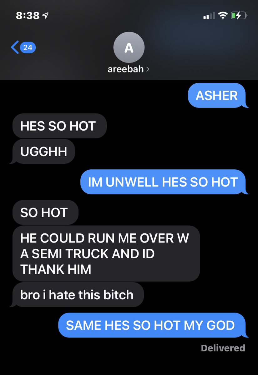 me & areebah obsessing over asher a thread  @bemyselfdjs