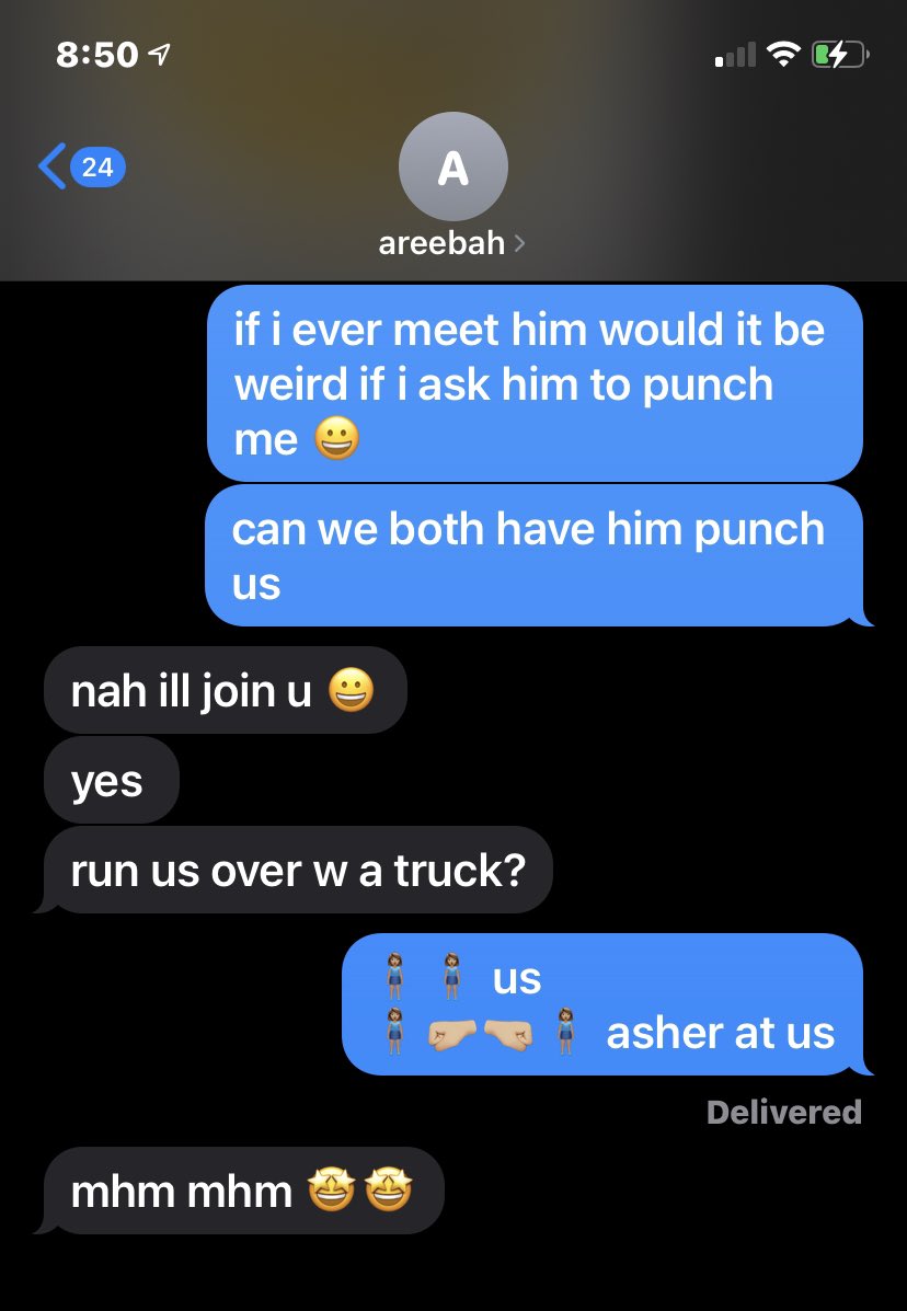 me & areebah obsessing over asher a thread  @bemyselfdjs