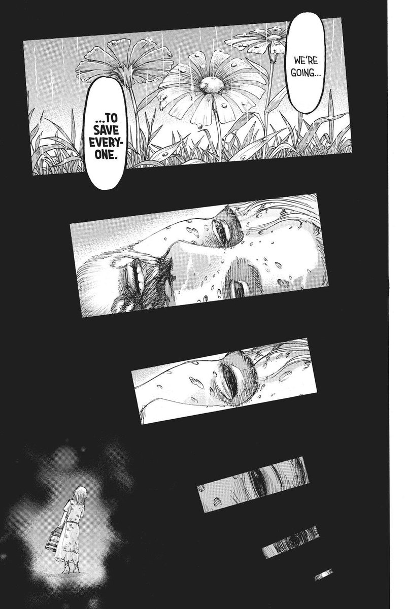 Just to touch on this a little more though. I believe this also clears up why Ymir was able to save Zeke. Firstly, the way that their deaths are shown is so similar. And the way that both Zeke and Ymir (freckles) experience paths is basically identical