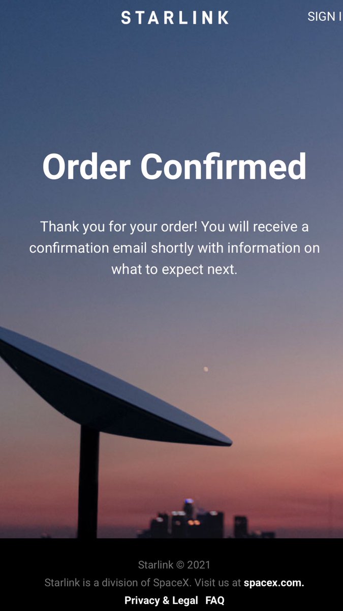 RealLifeStarman's tweet image. Sign up for Starlink 📡 to help SpaceX fund the mission to Mars Starlink.com