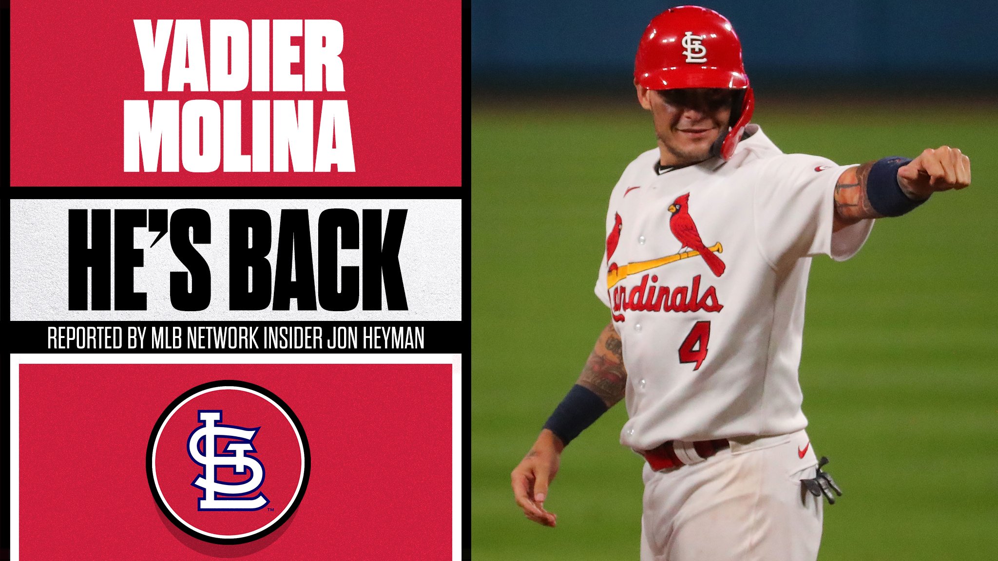 [情報] Cardinals re-sign Yadier Molina 1yr/9M