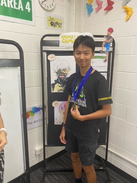 Congratulations to Indro student, Hans, for recently winning two gold medals in the 2020 Australian Art Awards Competition. Well done, Hans. 
#Indroshs #art