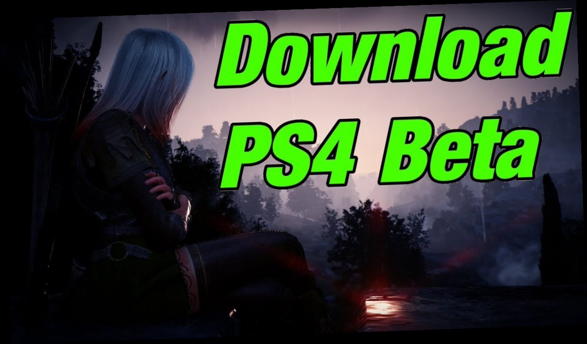 how to download black desert online ps4 beta / Twitter