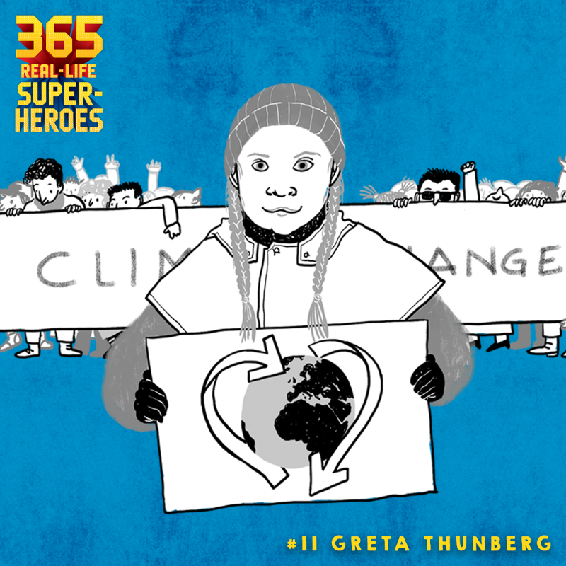 Nero_Books's tweet photo. From a single schoolgirl to millions marching around the world, @GretaThunberg inspired the movement for action on climate change. Read about her and other real-life superheroes in this extract.