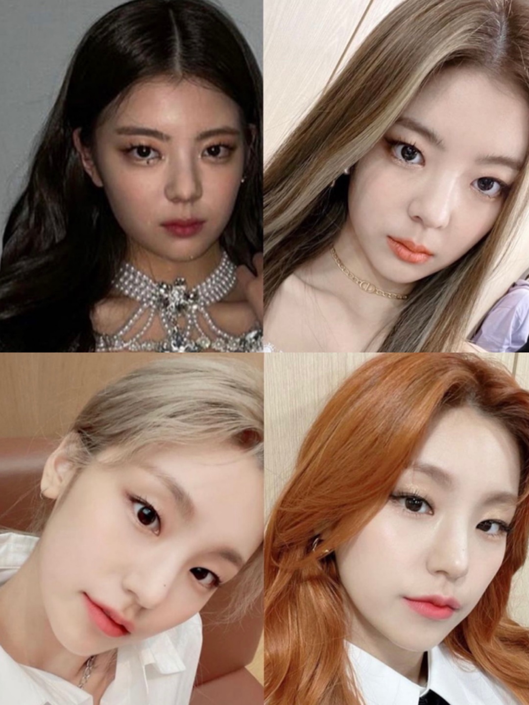 ラヨン漢方医院 Itzyメンバーたちがそろってヘアカラーをチェンジ Before After 髪色を変えるだけで印象がガラッと変わりますよね どの髪色でも美しい Itzy ヘアカラー ヘアスタイル イメチェン 韓国 韓国コスメ 美容 美容垢 韓国情報