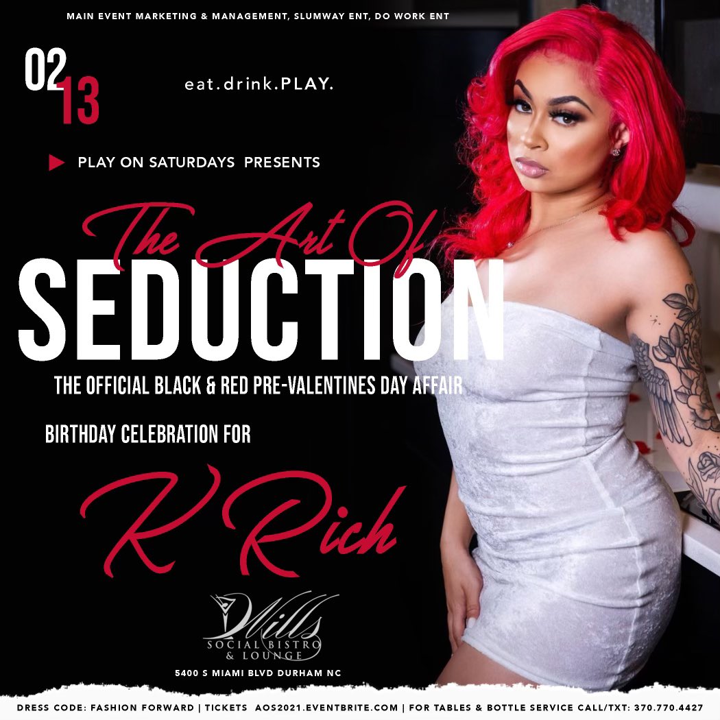 Magwood_34's tweet photo. The Art Of Seduction 🌹
This Saturday The Best Move in NC
Mainevent x Slumway
DM to purchase booths
Link Bio
#playonsaturdays
#Slumway
#mainevent https://t.co/VsmtEjTILi
