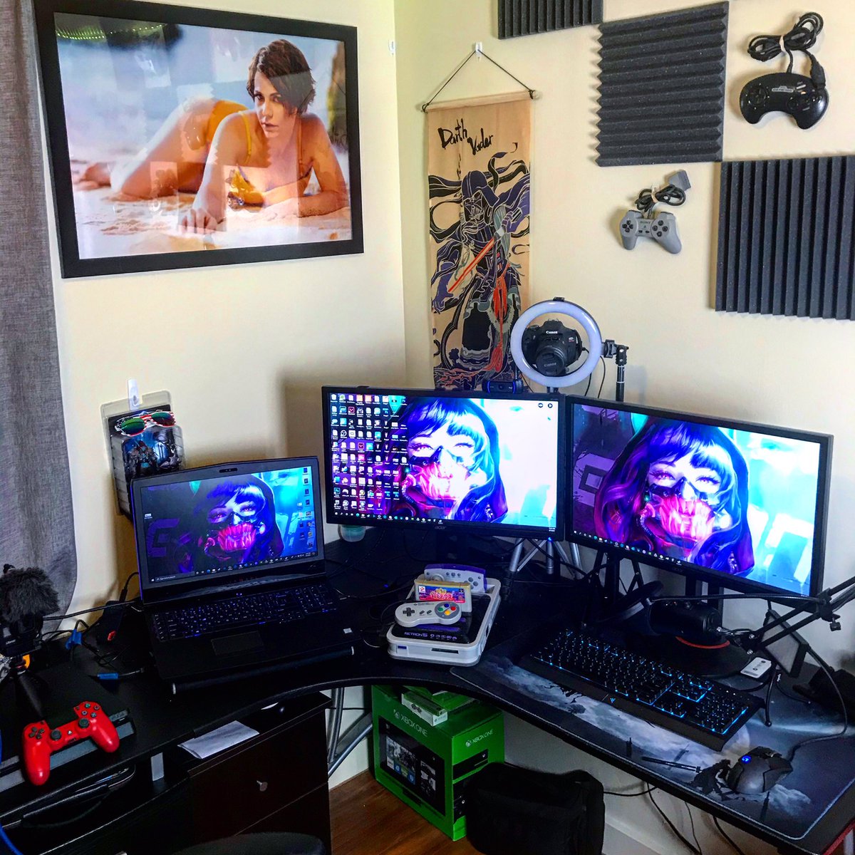GrownAssNerd's tweet photo. Organizing the gameroom ❤️ #gameroom #warroom https://t.co/MoRprtJ8ll