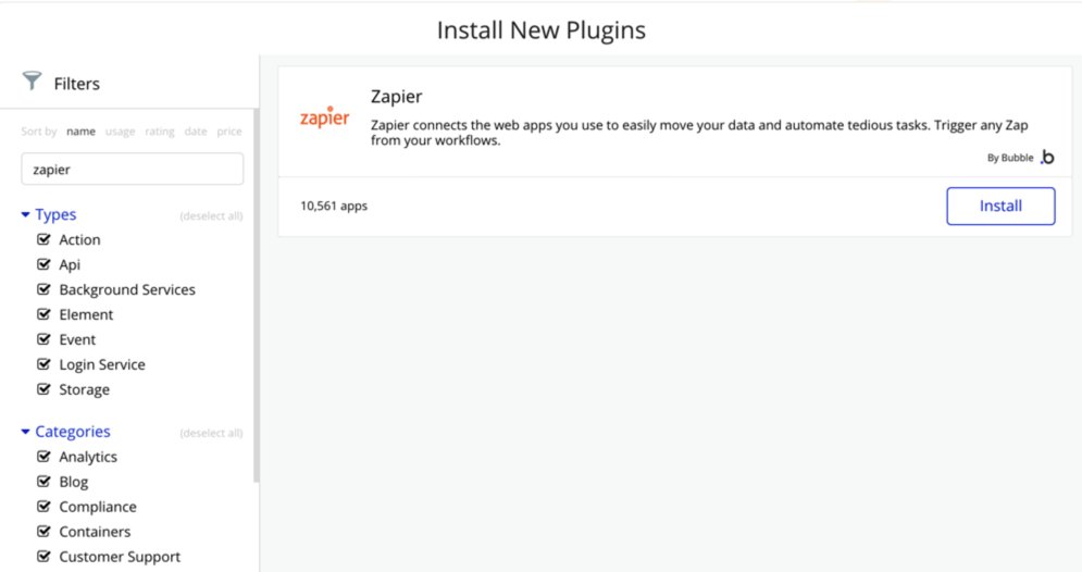 2/ Add the Zapier pluginAll this does is allow you to select "Trigger a Zapier Zap" in a workflow.