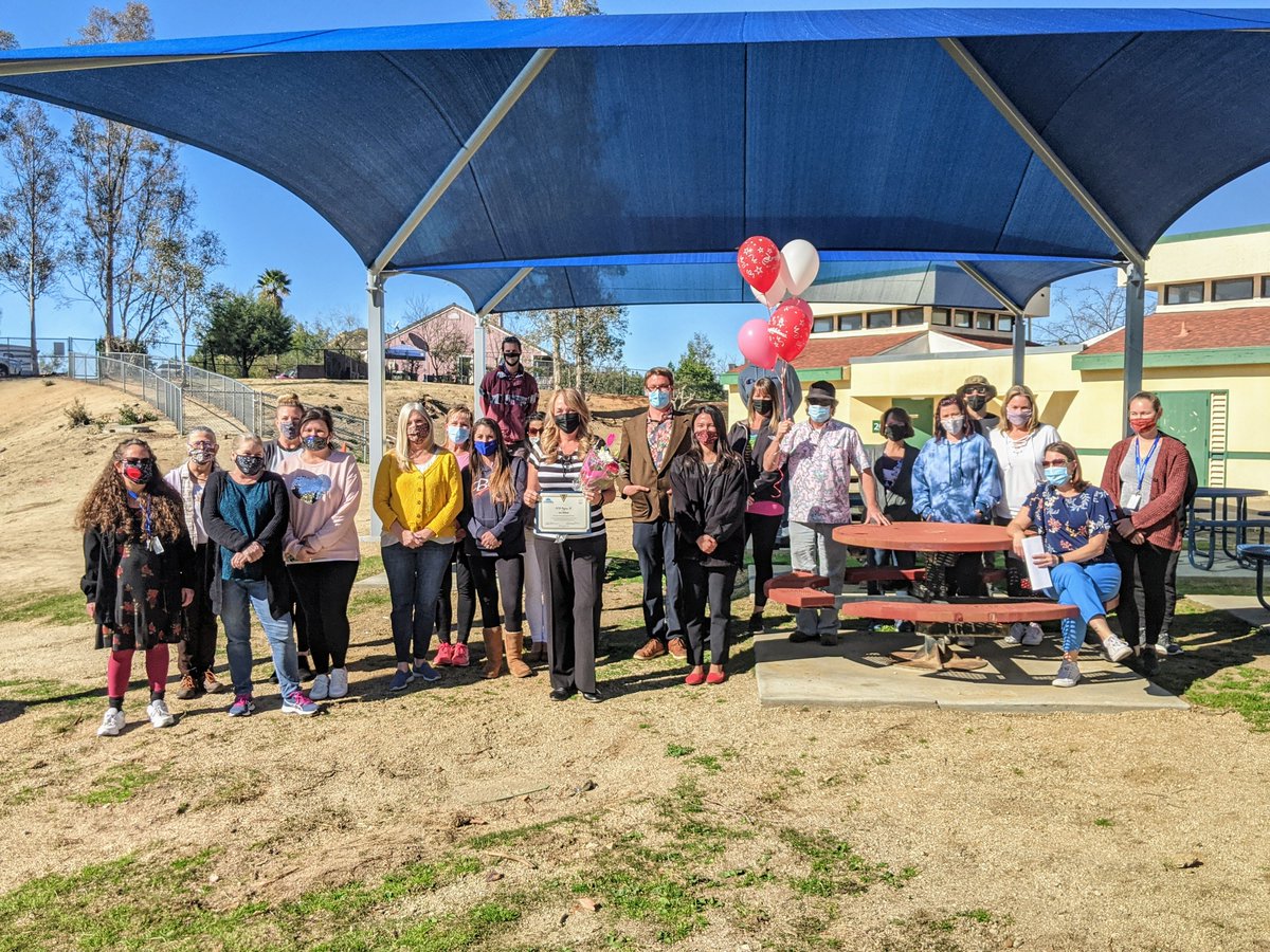 Congratulations to <a href="/RamonaUSD_/">Ramona Unified School District</a>  and James Dukes Elementary School Principal Jeri Billick for being recognized as the 2021 <a href="/ACSARegion18/">ACSA Region 18</a> Elementary School Principal of the Year! Thank you for your leadership and unwavering commitment to our students and staff. <a href="/SanDiegoCOE/">San Diego County Office of Education</a>