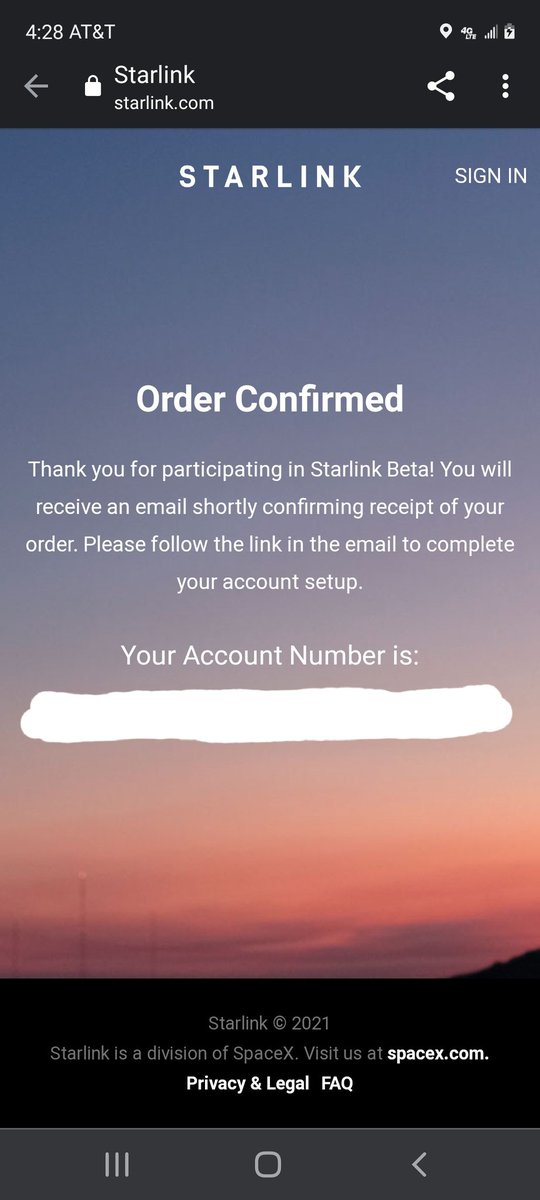 Super excited to try out #Starlink thank you to our lord and savior <a href="/elonmusk/">Elon Musk</a> for finally allowing me to have decent internet